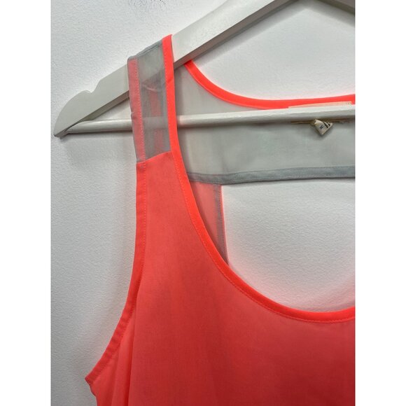 Silence + Noise Anthropologie Orange Cropped Tank Top Women’s Medium Sleeveless - Picture 2 of 12